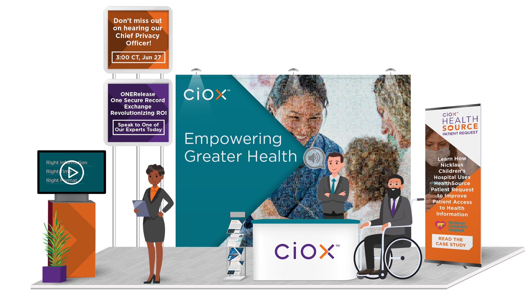 ciox virtual booth